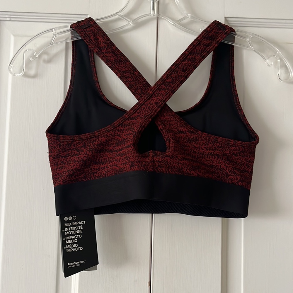 NWT Under Armour Crossback Jacquard Sports Bra - Picture 5 of 8